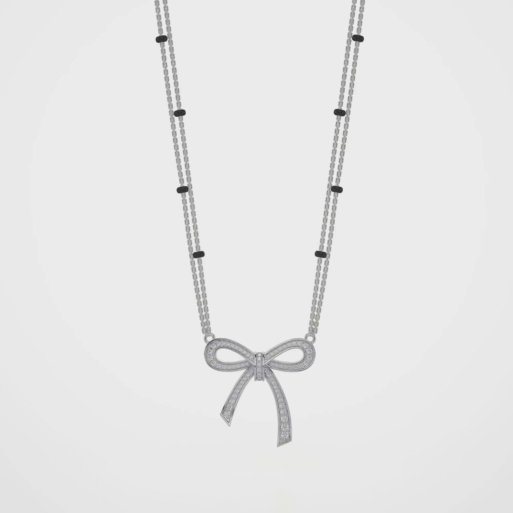 Platinum sales diamond mangalsutra