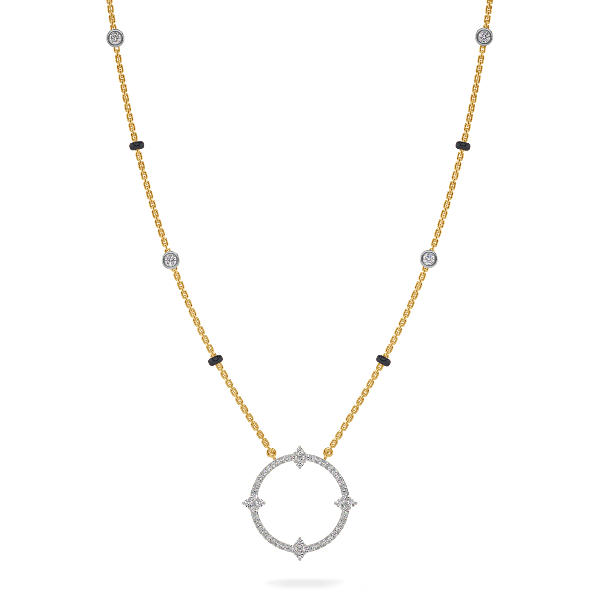 Buy Khushi Diamond Mangalsutra Online For Women Facet of Love